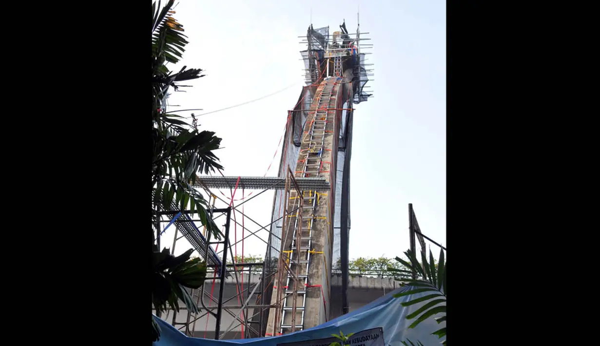 Proses pencucian ini diperkirakan akan selesai pada pertengahan bulan September 2014, Jakarta, Minggu (24/8/14). (Liputan6.com/Panji Diksana)