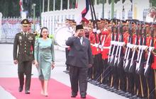 VIDEO: Cantiknya PM Thailand Temani Prabowo Jalan di Karpet Merah, Hormat ke Pasukan Militer