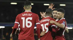 Liverpool menempati peringkat ketiga klasemen penghasil gol terbanyak dengan torehan 21 gol hingga pekan ke-11 Premier League 2017-2018.  (AP/Rui Vieira)