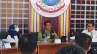 Kepala BNPB, Letjen TNI Suharyanto berserta rombongan (Liputan6.com/Abdul Rajab Umar)