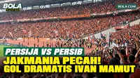 Jakmania melakukan selebrasi luar biasa setelah Ivan Mamut mencetak gol dramatis di masa injury time babak kedua saat Persija Jakarta menghadapi Persib Bandung di SUGBK.
Gol sundulan Ivan Mamut memastikan Persija meraih kemenangan 2-1 atas Persib da...
