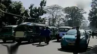 VIDEO: Aksi Mogok Sopir di Bandung Desak Hapus UU 32 Tahun 2016 