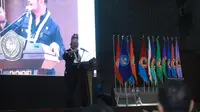 Menteri Pertanian Syahrul Yasin Limpo (Mentan SYL) saat menyampaikan kuliah umum di Universitas Lambung MangkuratUniversitas Lambung Mangkurat (UNLAM) di Kalimantan Selatan, pada Jumat (25/11)/Istimewa.