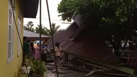 Diterjang Angin Kencang, Puluhan Rumah di Langkat Sumut Rusak