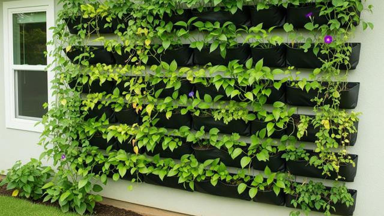 8 Konsep Kebun Vertikal Pakai Tanaman Rambat di Dinding Rumah Kecil, Lebih Hijau dan Estetis