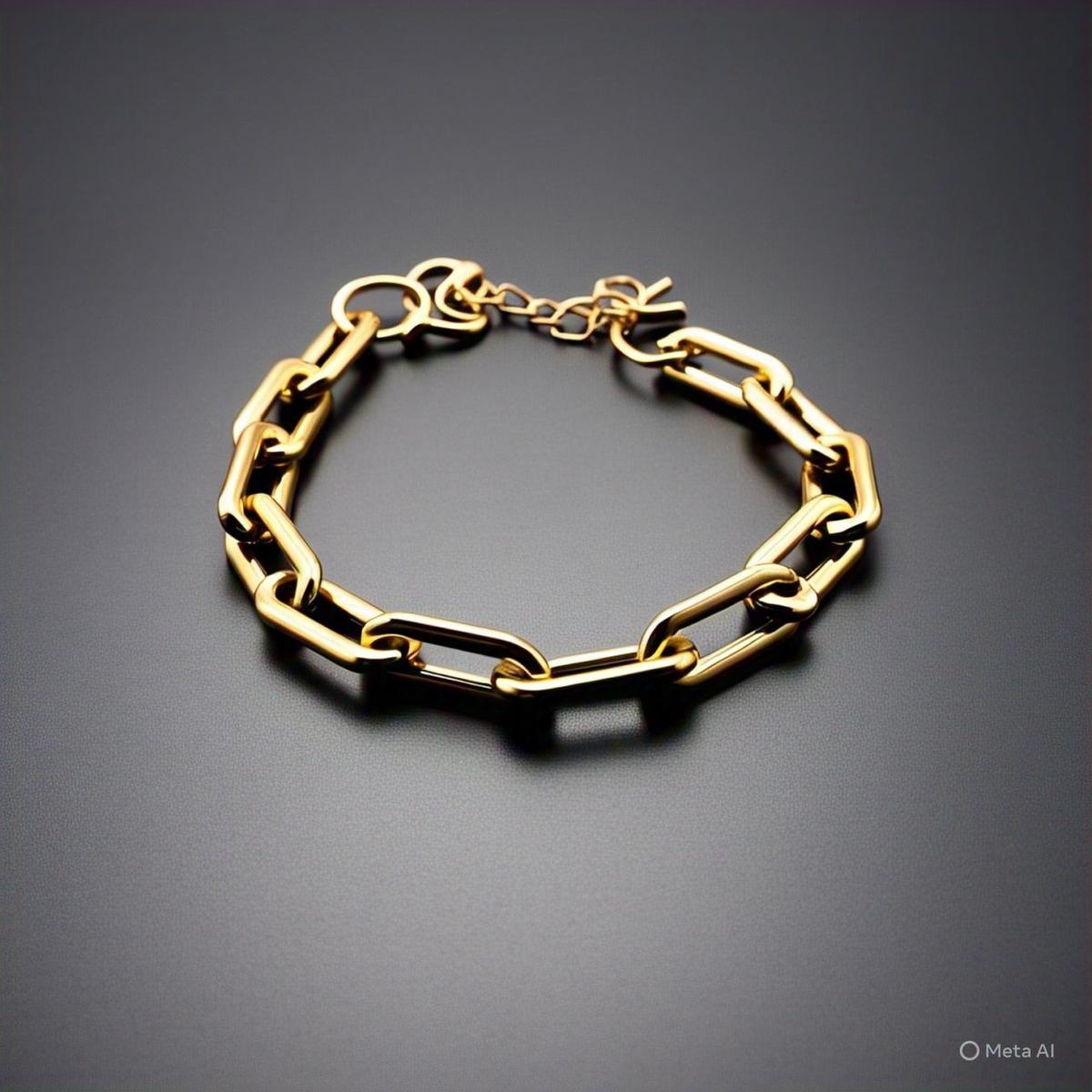 Gelang emas rantai minimalis