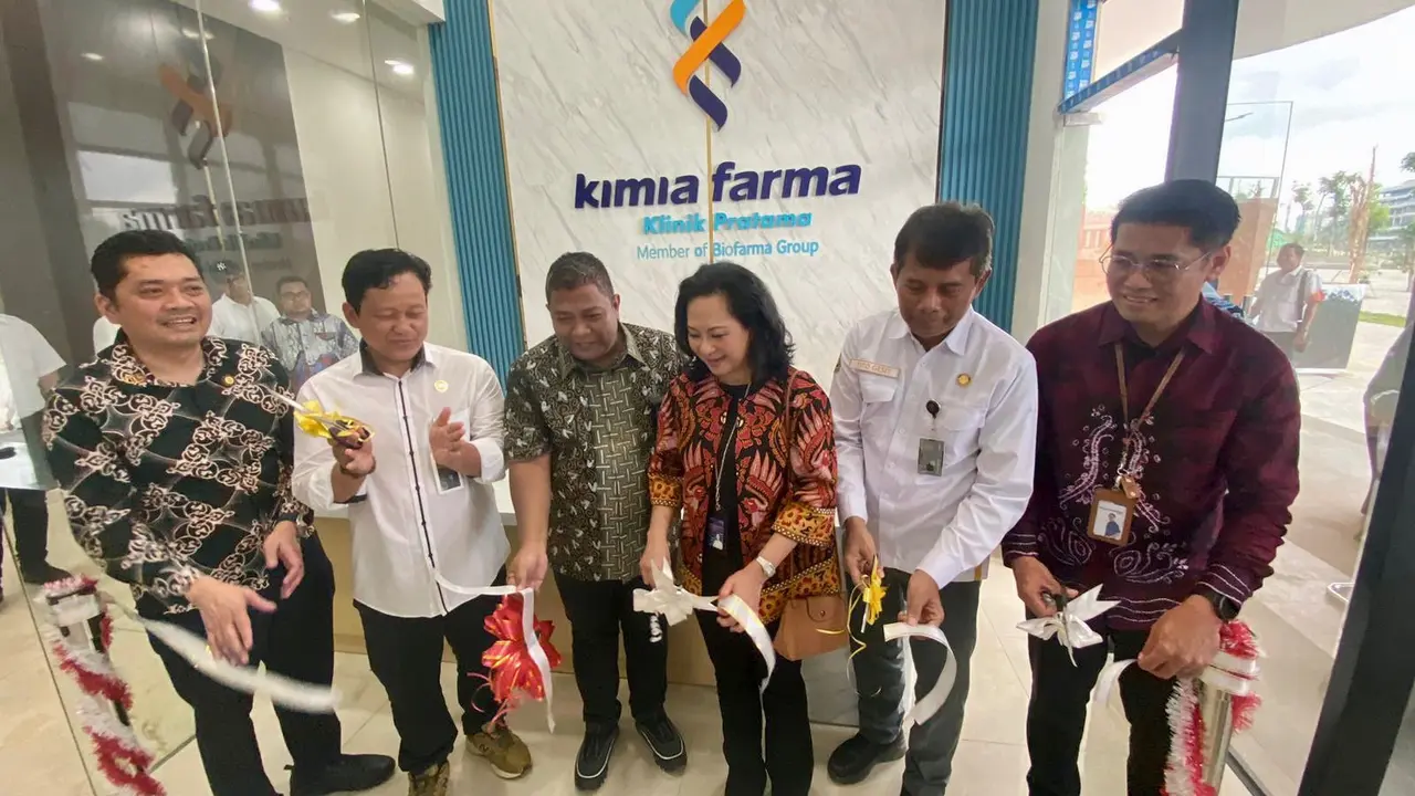 PT Kimia Farma Diagnostika (KFD) meresmikan dua klinik pratama di Kawasan Ibu Kota Negara (IKN) Nusantara, Senin, 19 Agustus 2024.