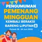 Pemenang Beraksi Bareng Liputan6.com periode 18 - 24 Juni 2020.