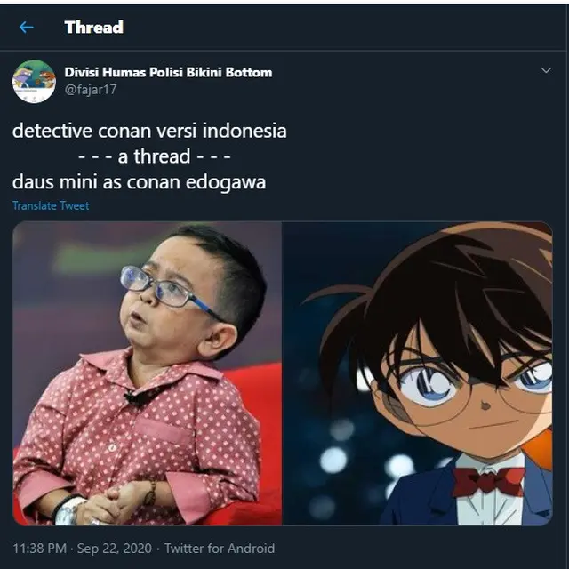 7 Cocoklogi Seleb Indonesia Jadi Karakter Anime Detective Conan Ini Kocak