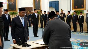 Prabowo Lantik Satyawan Pudyatmoko Jadi Kepala Badan Pengelolaan Gambut dan Mangrove
