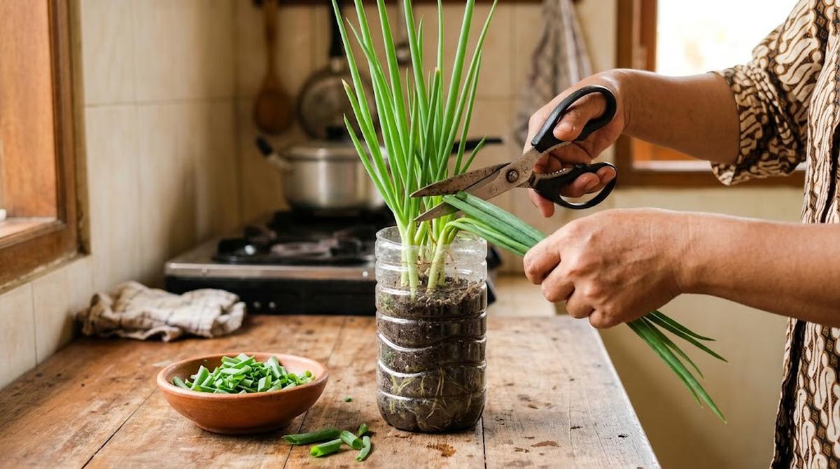Waktu dan Cara Memanen Daun Bawang