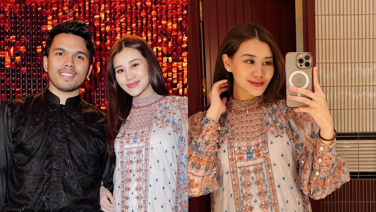 6 Gaya Mewah Aaliyah Massaid Hadiri Ulang Tahun Krisdayanti ke-50, Padukan Kaftan Payet dan Tas Chanel Rp84Jutaan