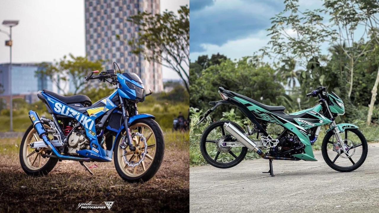10 Potret Modifikasi Suzuki Satria F150, Underbone Kurus yang Bisa Dibikin Keren