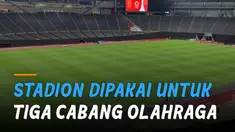 Stadion berkapasitas 41.000 penonton itu bisa berubah dari lapangan sepak bola menjadi lapangan bisbol hanya dalam hitungan jam.