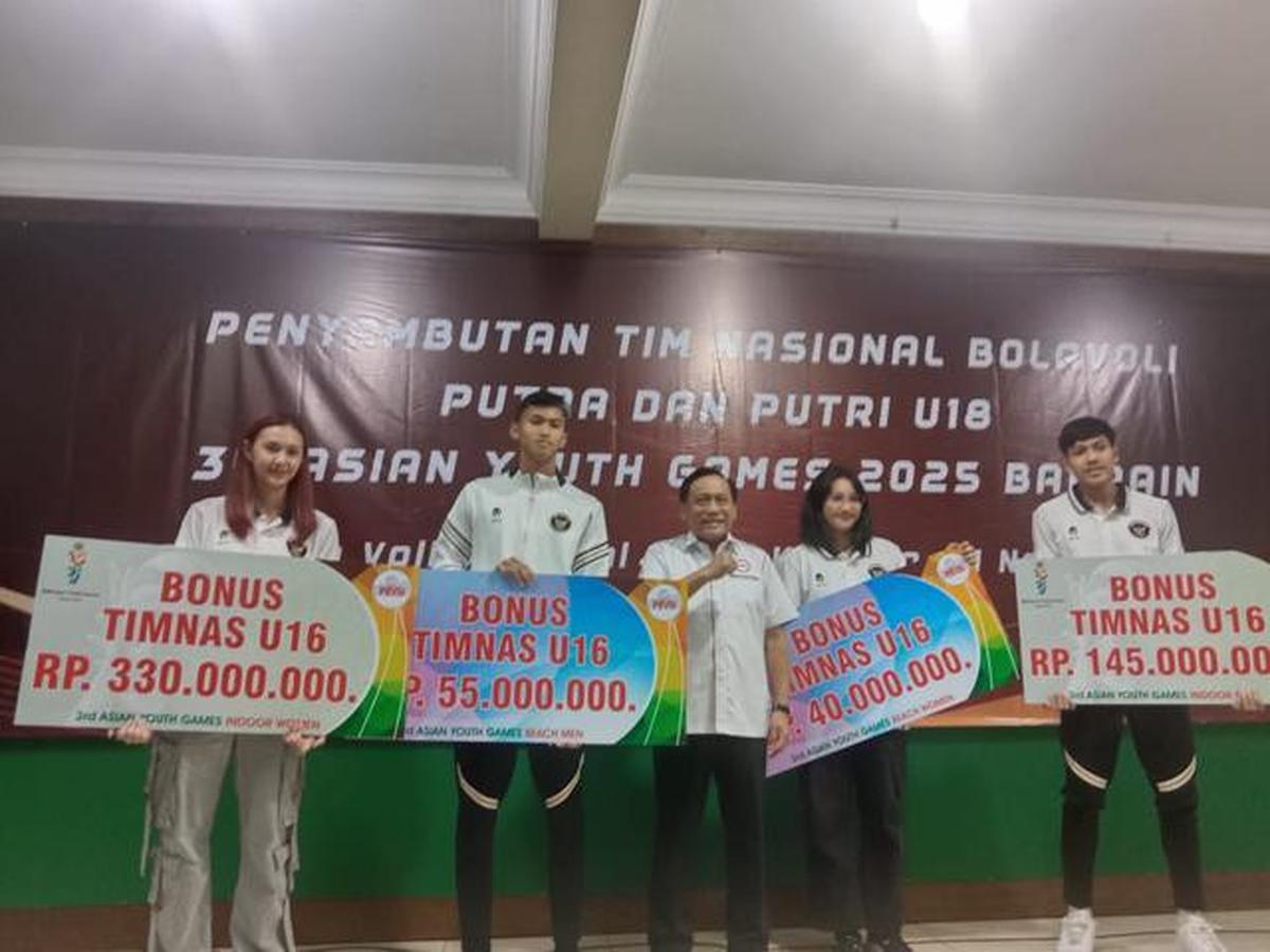 Lampaui Target di Asian Youth Games 2025, Timnas Voli Indonesia U-18 Dapat Bonus Ratusan Juta dari PBVSI