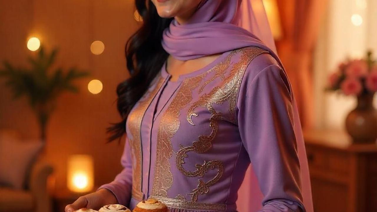 Baju Lebaran 2025 Misty Lavender