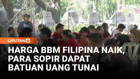 Harga BBM Filipina Naik, Pemerintah Beri Bantuan Tunai ke Sopir