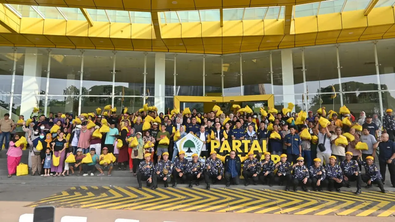 Perayaan HUT Ke-48 Angkatan Muda Pembaharuan Indonesia (AMPI) di Kantor DPP Partai Golkar, Minggu (28/6) (Istimewa)