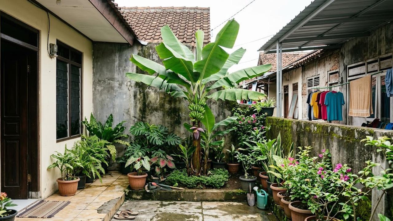 Cara Membuat Pohon Pisang Kerdil Cepat Berbuah