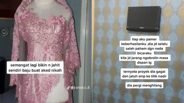 Kisah Sedih Wanita Tiga Kali Gagal Nikah Usai Jahit Baju Pengantin Sendiri