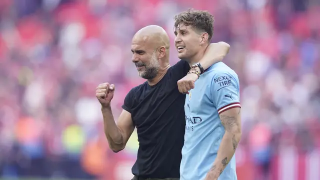 Tangis Haru Pep Guardiola Antar Manchester City Juara Piala FA