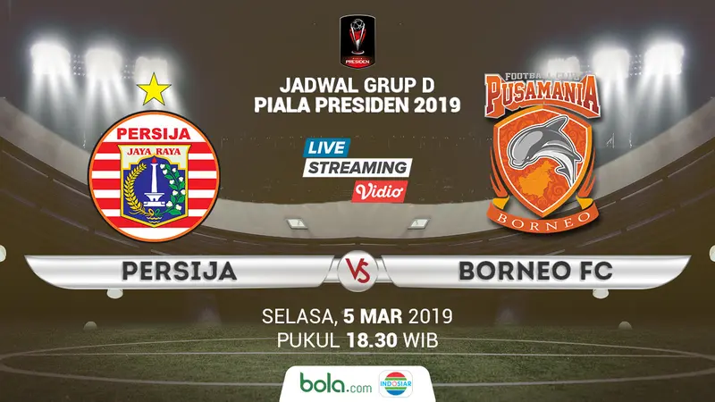 Persija Jakarta vs Borneo FC