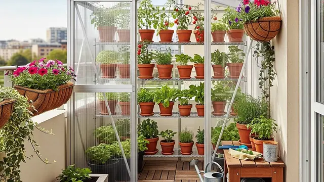 Ide Kebun Rumah Kaca Sederhana di Lahan Sempit