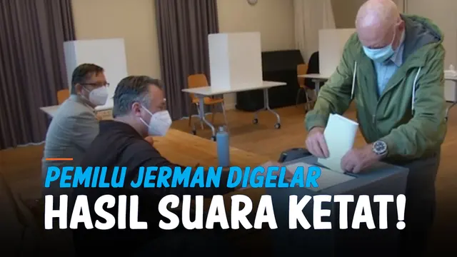 VIDEO: Pemilu Jerman, Hasil Sementara Partai Merkel Kalah Tipis