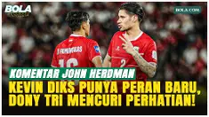 Jelang Timnas Indonesia vs Mozambik di SUGBK, Selasa (9/6/2026), Joey Pelupessy membahas chemistry dengan Ivar Jenner. Sementara itu, John Herdman menjelaskan peran baru Kevin Diks dan perkembangan Dony Tri Pamungkas yang semakin menjanjikan.