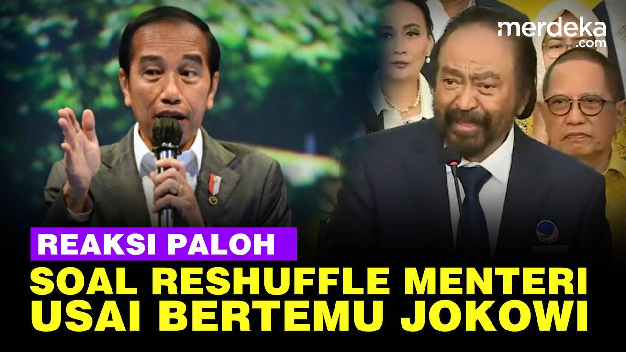 VIDEO: Respons Surya Paloh Soal Reshuffle Usai Bertemu Jokowi "Kami Paham"