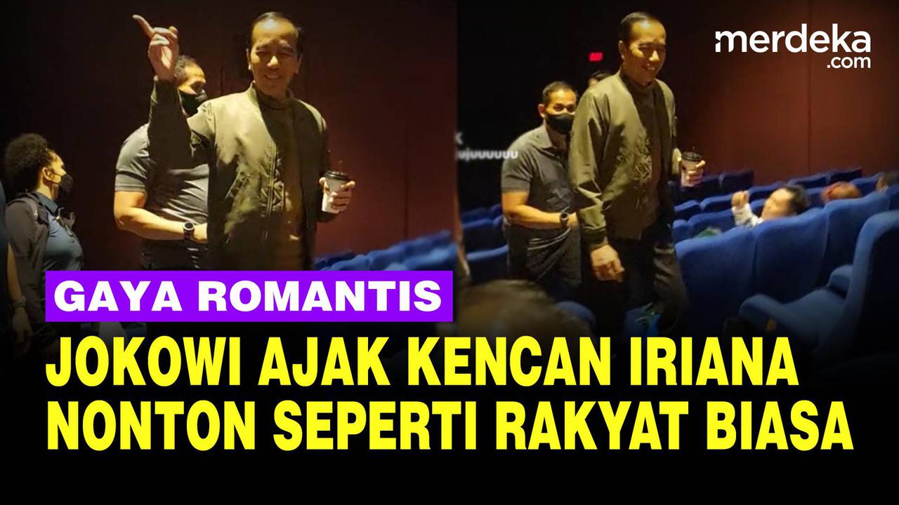 VIDEO: Momen Romantis Jokowi Ajak Kencan Iriana Nonton Bioskop, Gayanya Bak Anak Muda