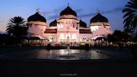 Ilustrasi masjid Raya Baiturrahman Aceh. (Image by Saiful Mulia from Pixabay)