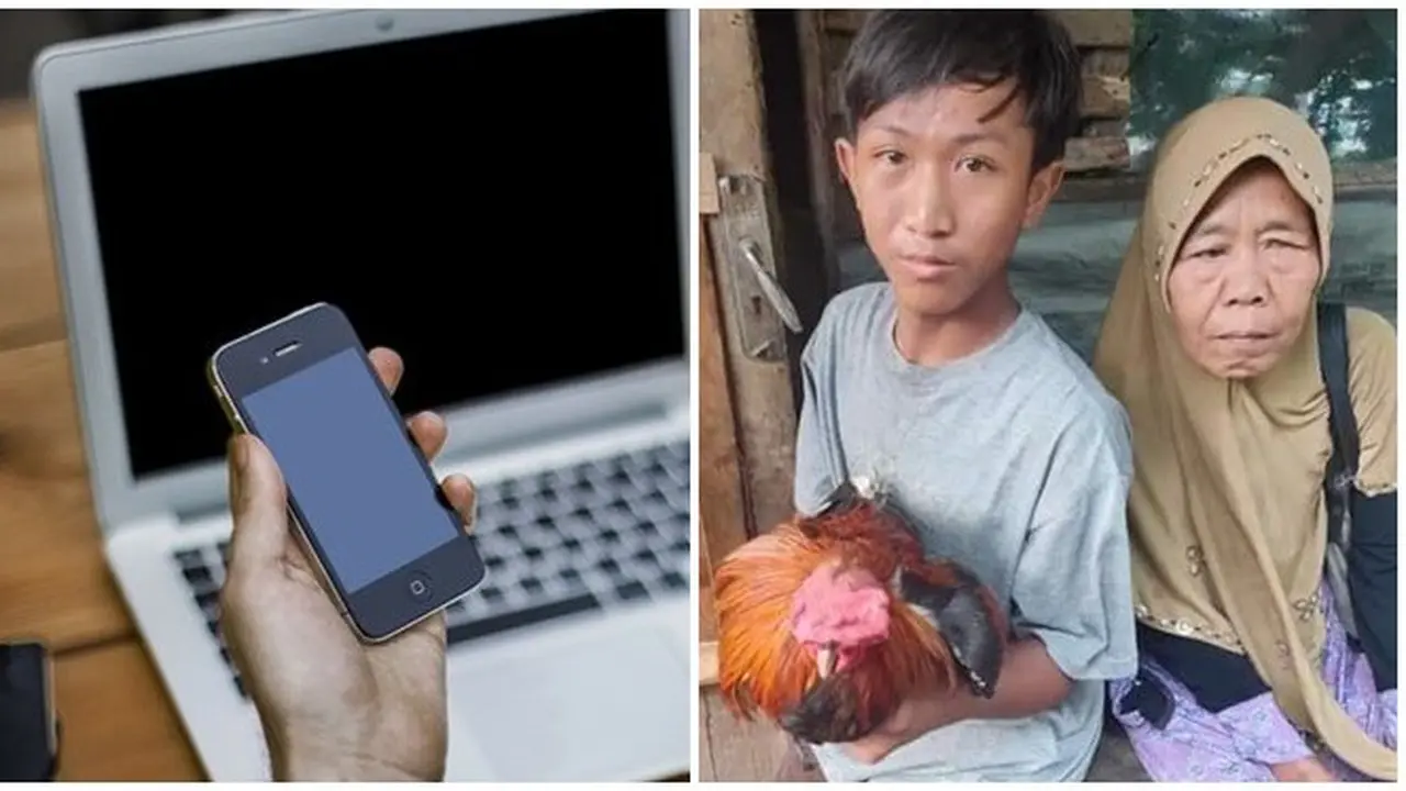 Demi Belajar Online, Anak Yatim Ini Rela Jual Ayam Kesayangannya untuk Beli HP