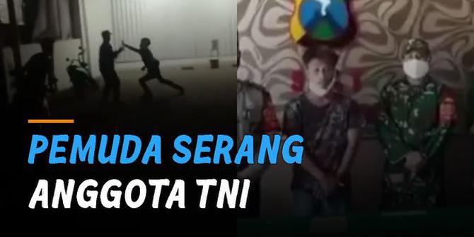 VIDEO: Viral Pemuda Serang Anggota TNI Akhirnya Minta Maaf