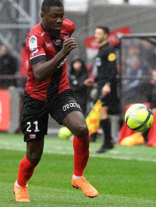 1. Marcus Thuram - Jagoan dari Lilian Thuram saat ini bermain bersama Guingamp di Ligue 1. Penyerang yang ditransfer dari Sochaux, teleh mencetak 2 gol dalam 27 penampilan. (AFP/Fred Tenneau)