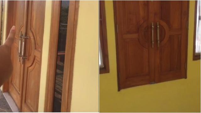 Viral Penampakan Rumah dengan Pintu Mengambang yang Bikin Tamu Salah Fokus