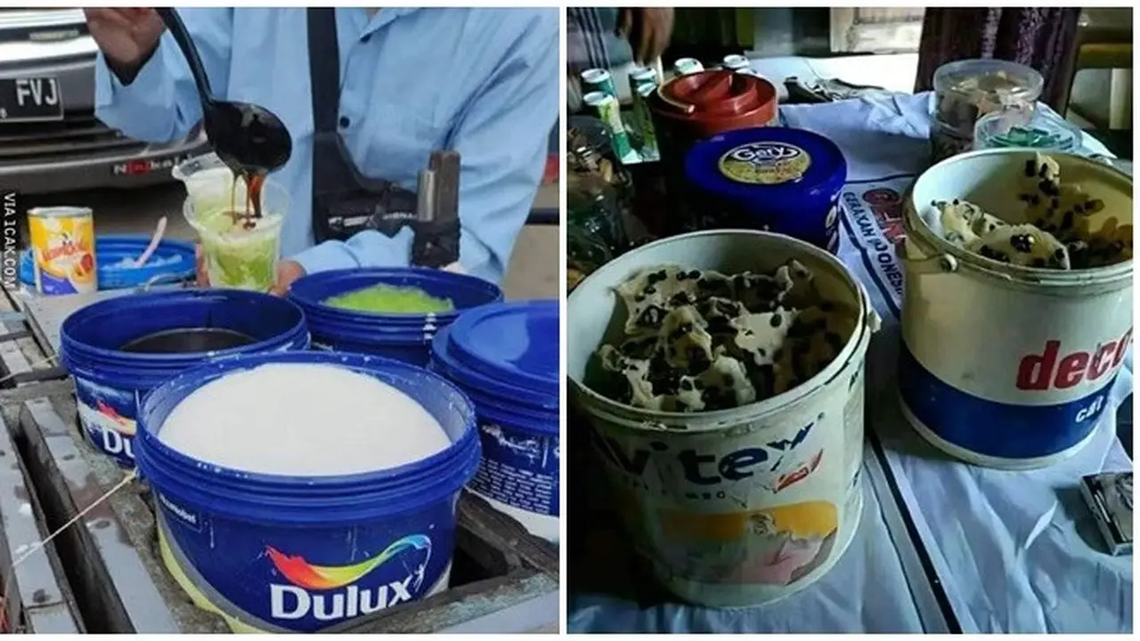 6 Potret Ember Dijadikan Wadah Makanan Ini Nyeleneh, Bikin Tepuk Jidat