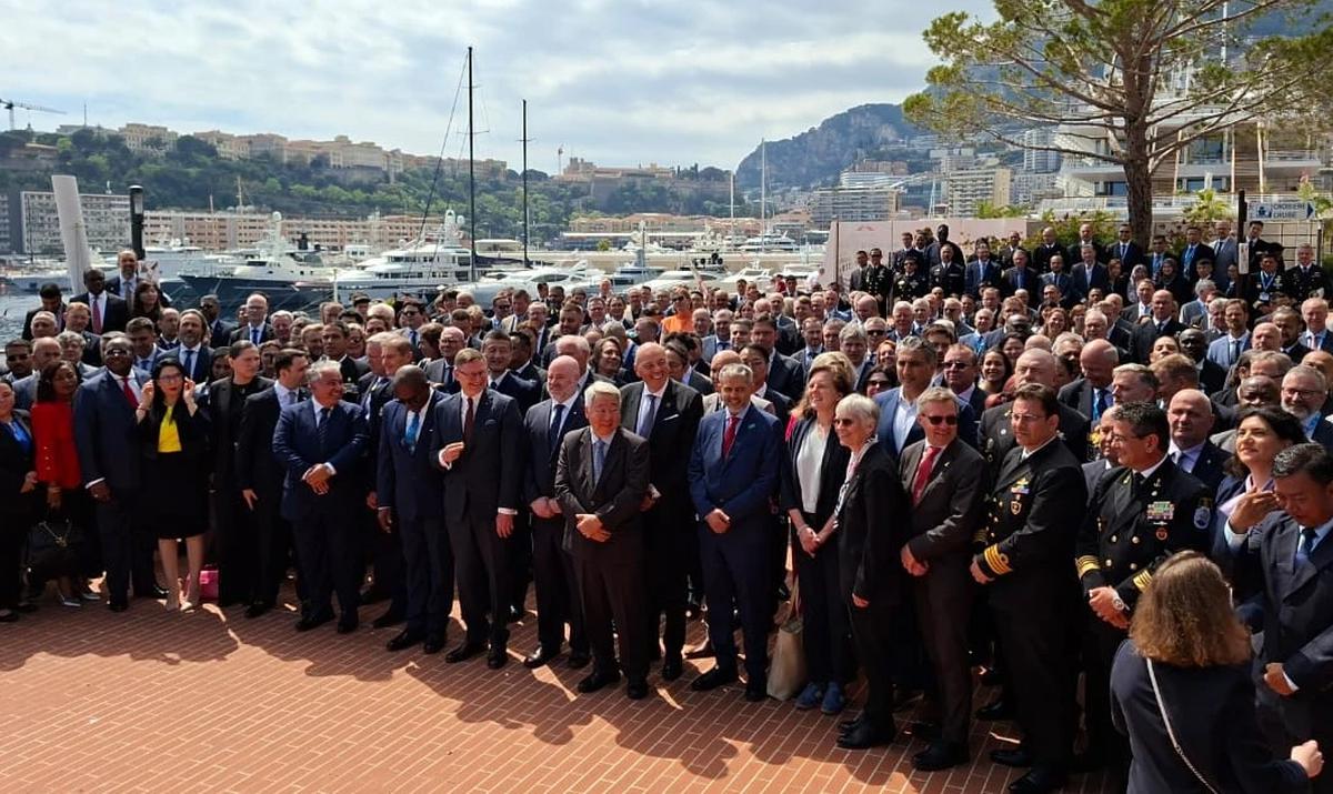 FOTO: Pushidrosal TNI AL Perkuat Peran Indonesia dalam Forum Hidrografi Dunia di Monaco