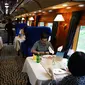 Peserta ARCEO’s Conference saat  Dinning on Train. PT KAI berharap ARCEO’s Conference menjadi benchmark bagi operator-operator kereta api di kawasan ASEAN. (Ist)