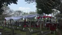 Ani Yudhoyono akan dimakamkan di Taman Makam Pahlawan (TMP) Kalibata, Jakarta Selatan, Minggu (2/6/2019) sore. (Liputan6.com/Lizsa Egeham)