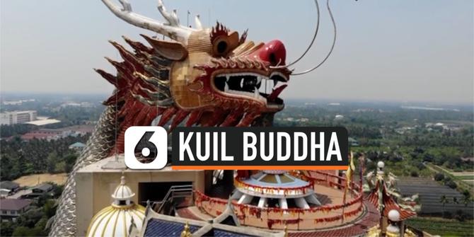 VIDEO: Melihat Megahnya Kuil Naga Raksasa di Thailand