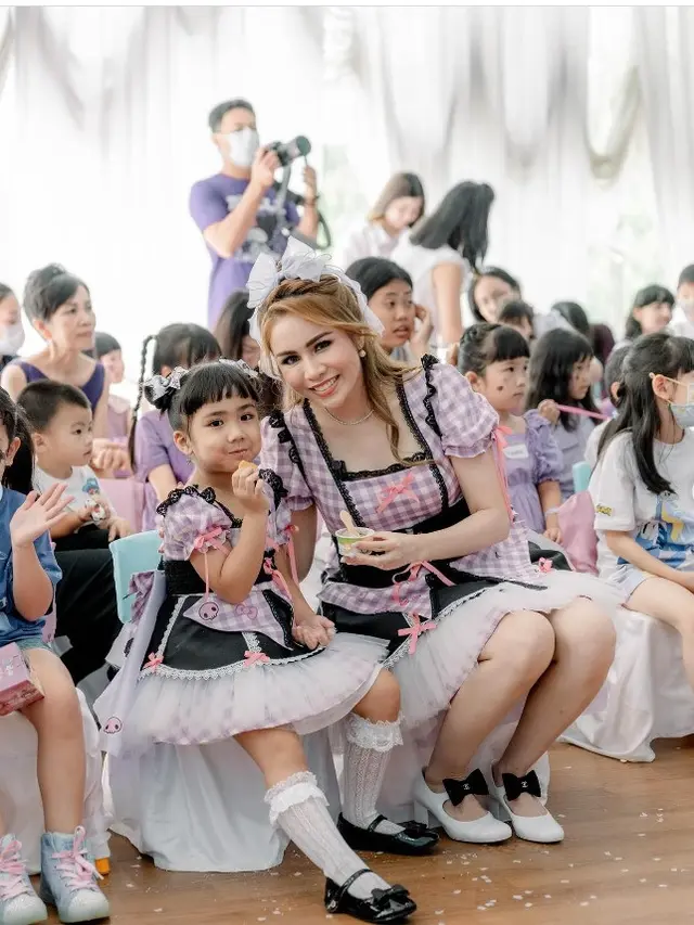 Potret ulang tahun ke-5 Briell anak Momo Geisha (Sumber: Instagram/therealmomogeisha)