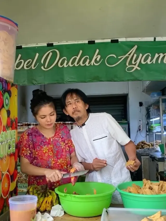 Epy Kusnandar dan Karina Ranau. (Instagram/ karinaranau9)