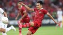 <p>Pemain Timnas Indonesia, Witan Sulaiman&nbsp;berusaha menjebol gawang Kamboja dalam laga Grup A Piala AFF 2022 antara Timnas Indonesia melawan Timnas Kamboja yang berlangsung di Stadion Utama Gelora Bung Karno (SUGBK), Jumat (23/12/2022). (Bola.com/Bagaskara Lazuardi)</p>
