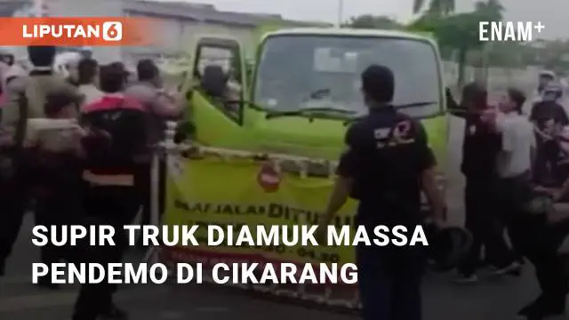 Beredar video viral terkait kerusuhan terhadap sebuah truk di media sosial. Kerusuhan tersebut terjadi di kawasan industri EJIP, Cikarang, Kab. Bekasi, Kamis (30/11/2023)