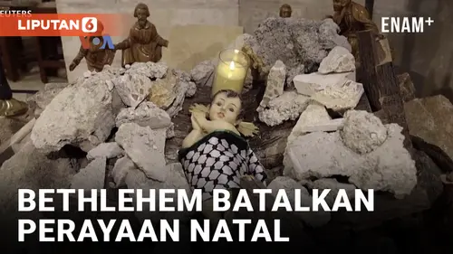 VIDEO: Solidaritas Gaza, Kota Bethlehem Batalkan Perayaan Natal