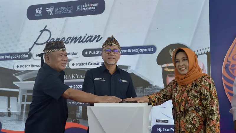 Zulkifli Hasan Peresmian Pasar Tematik.