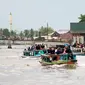 Banjarmasin Kota Seribu Sungai, destinasi wisata susur sungai di tengah kota menjadi salah satu alternatif untuk menuggu waktu berbuka saat puasa nanti