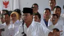 "Kami menarik diri dari proses yang sedang berlangsung," tegas Prabowo Subianto saat jumpa pers di Rumah Polonia, Jakarta, (22/7/2014). (Liputan6.com/Miftahul Hayat)