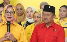 VIDEO: Senyum Manis Airin Senang Dikawal Golkar Daftar Cagub dan Cawagub Pilkada Banten